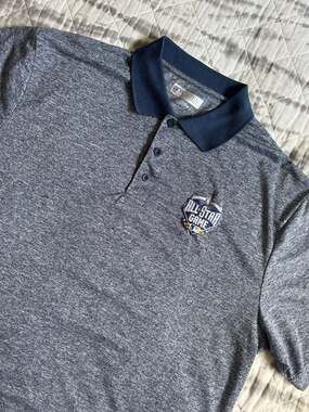 MLB San Diego Padres All-Star Game Navy Heathered Performance Polo Shirt XXL